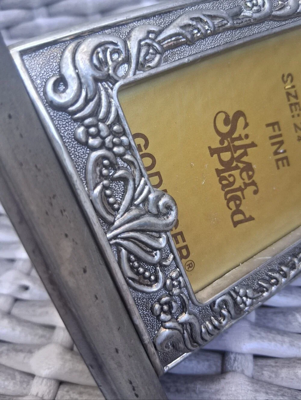 Godinger Silver-Plated Ornate Photo Frame - Silver Finish